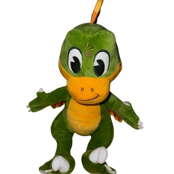 Disney Other - Disney Parks Dinoland USA Dinosaur Plush Green Orange Retired Animal Kingdom